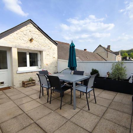 Gîte La p'tite terrasse Chinon centre Esterno foto