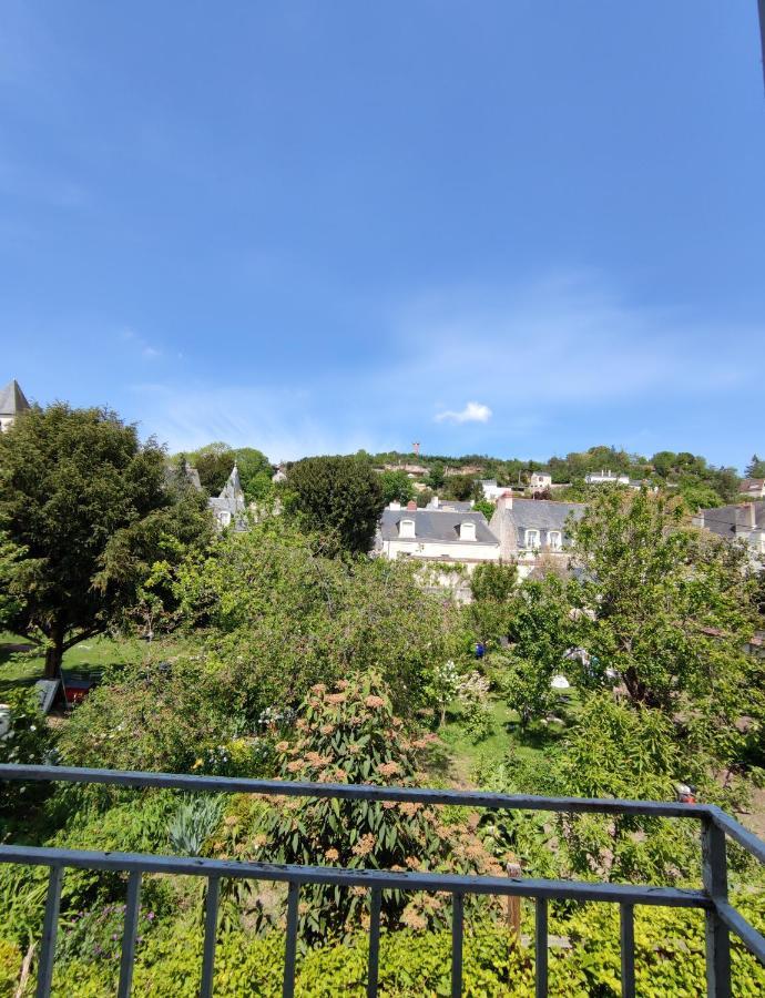 Gîte La p'tite terrasse Chinon centre Esterno foto